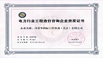 電力行業(yè)工程造價咨詢甲級資質(zhì)